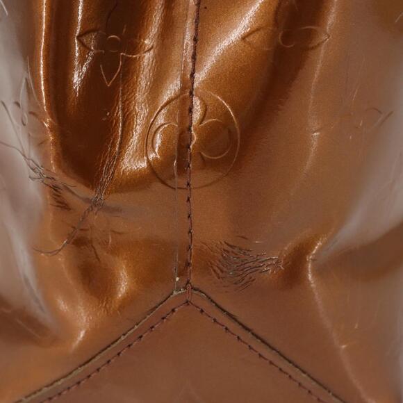 LOUIS VUITTON Monogram Vernis Reade PM Hand Bag Bronze M91146 - Picture 5 of 13